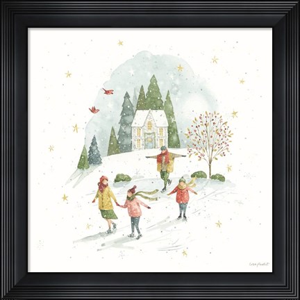 Framed Magical Winterland V Print