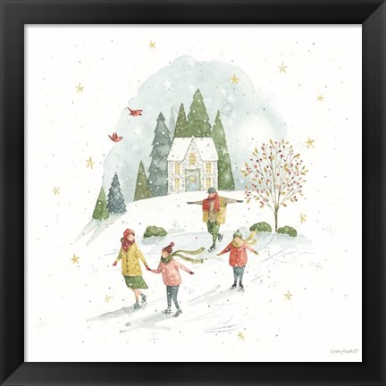 Framed Magical Winterland V Print