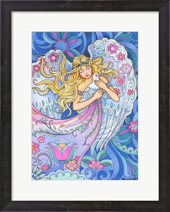 Framed Angel of Peace Print