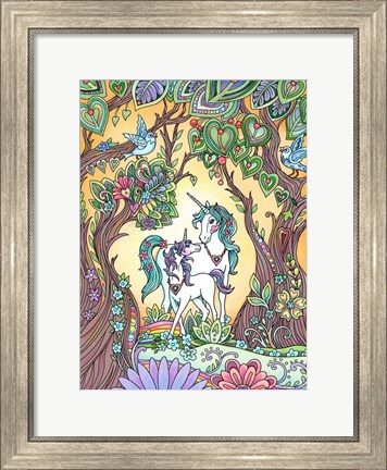 Framed Enchanted Forest Print