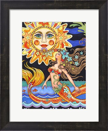 Framed Sun Maiden Print