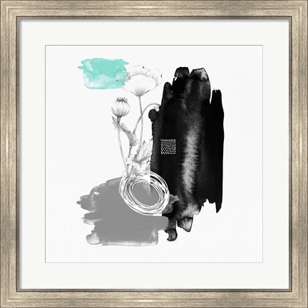Framed Abstract Art Composition I Print