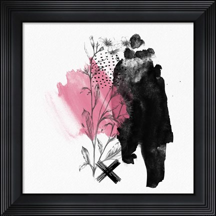 Framed Abstract Art Composition III Print