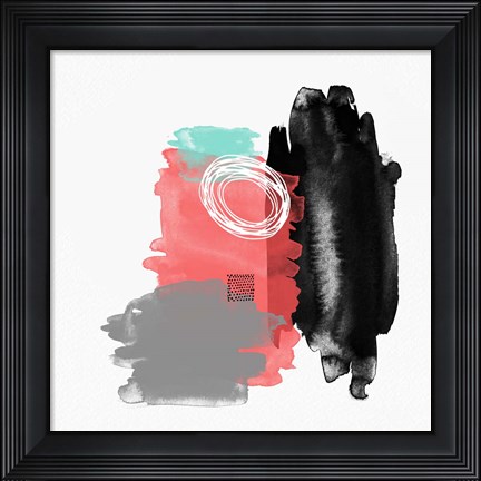 Framed Abstract Art Composition V Print