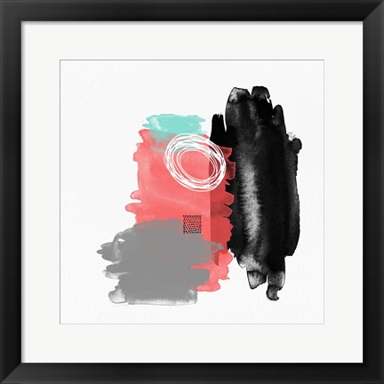 Framed Abstract Art Composition V Print