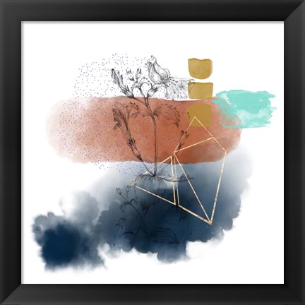 Framed Abstract Art Composition VI Print