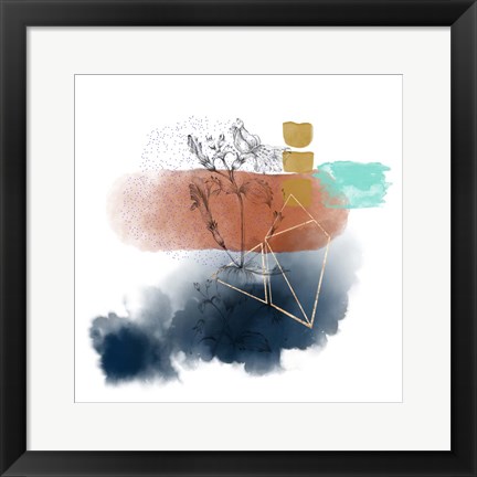 Framed Abstract Art Composition VI Print