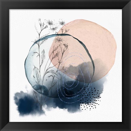 Framed Abstract Art Composition VII Print