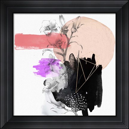 Framed Abstract Composition Print