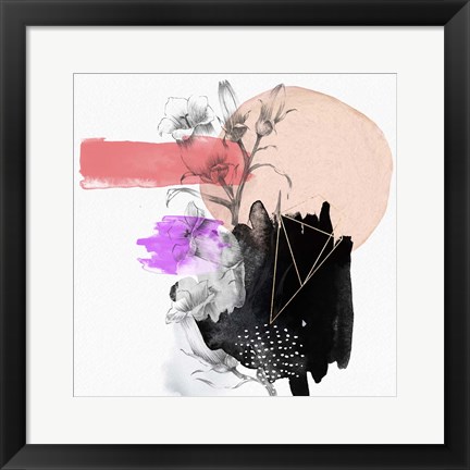 Framed Abstract Composition Print