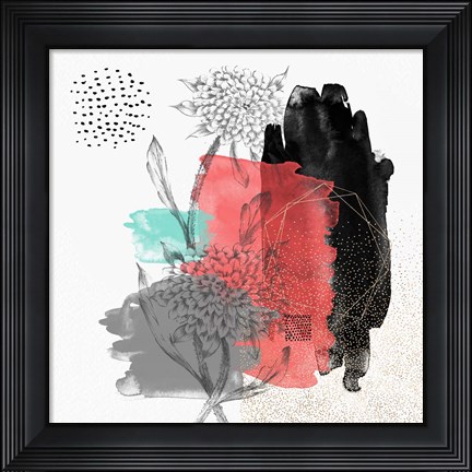 Framed Abstract Composition I Print