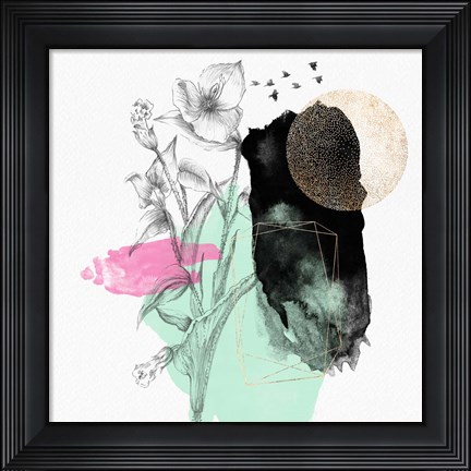 Framed Abstract Composition II Print