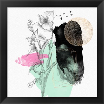 Framed Abstract Composition II Print