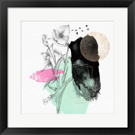 Framed Abstract Composition II Print