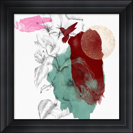 Framed Abstract Composition III Print
