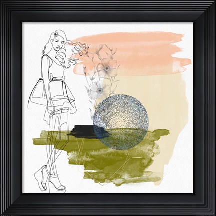 Framed Flower Girl Print