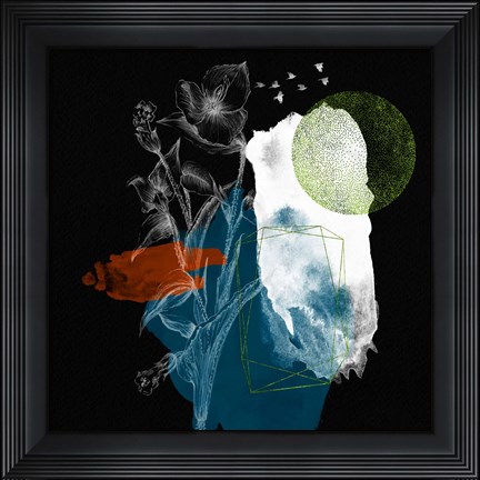 Framed Dream of a Flower Girl IV Print