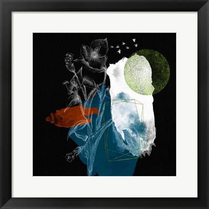 Framed Dream of a Flower Girl IV Print