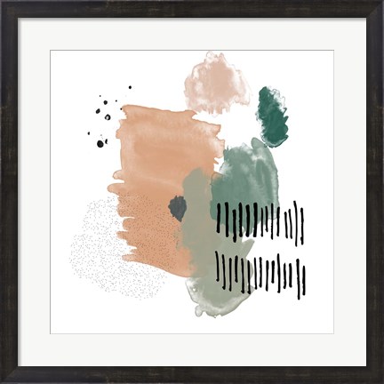 Framed Abstract Watercolor Composition III Print