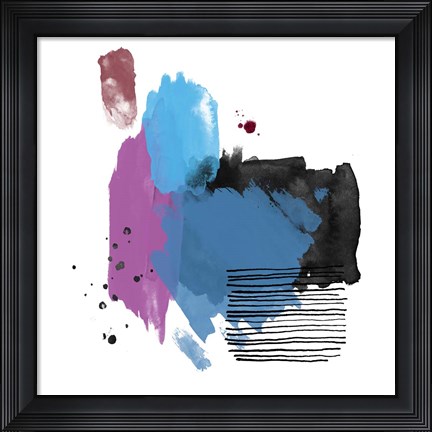 Framed Abstract Study V Print