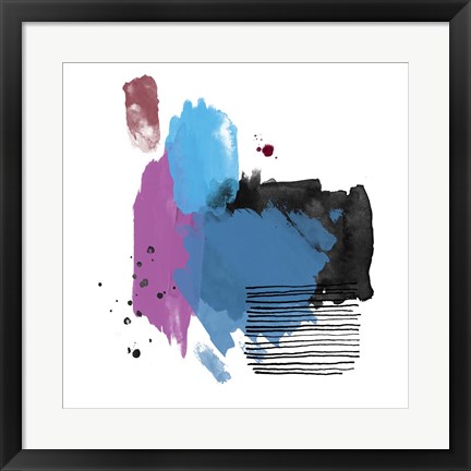 Framed Abstract Study V Print