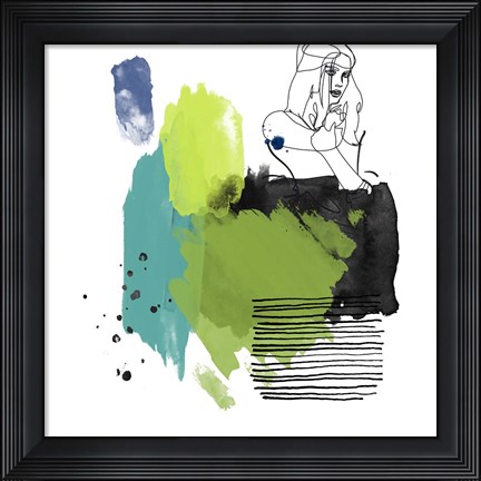 Framed Abstract Study VI Print