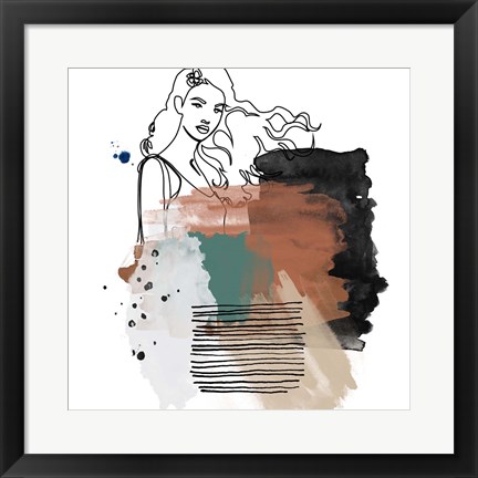 Framed Modern Abstract I Print