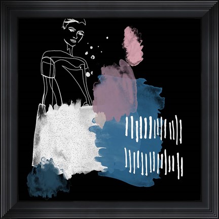 Framed Modern Abstract V Print
