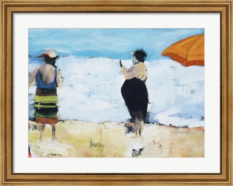 Framed Beach Ladies Print