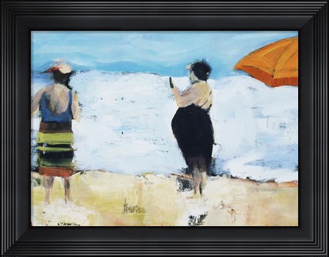 Framed Beach Ladies Print