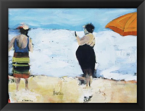 Framed Beach Ladies Print