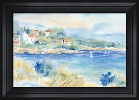 Framed Mediterranean Breezes I Print