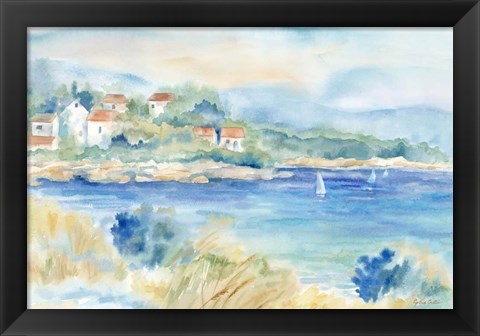 Framed Mediterranean Breezes I Print