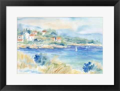 Framed Mediterranean Breezes I Print