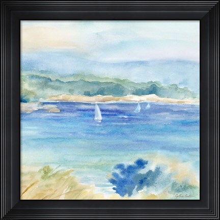 Framed Mediterranean Breezes III Print