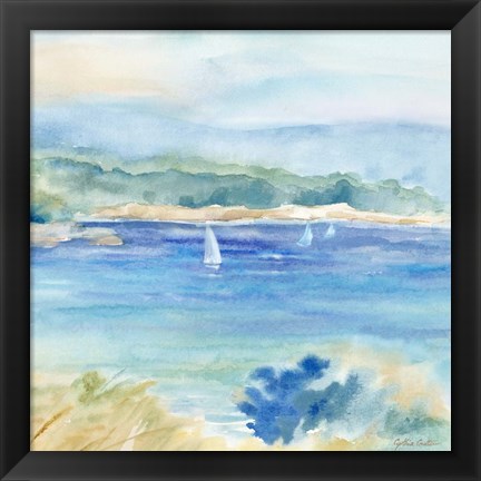 Framed Mediterranean Breezes III Print