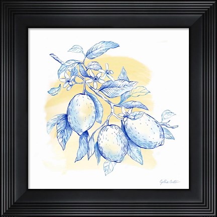 Framed Mediterranean Breezes IV Print
