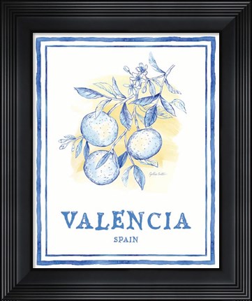 Framed Mediterranean Breezes VII Print