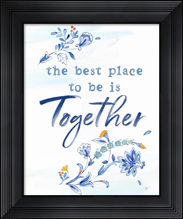 Framed Mediterranean Breezes X Print