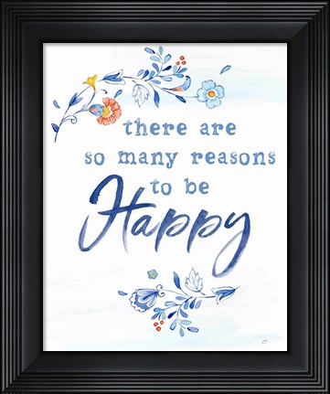 Framed Mediterranean Breezes XI Print