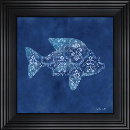 Framed Mediterranean Breezes XVI Print