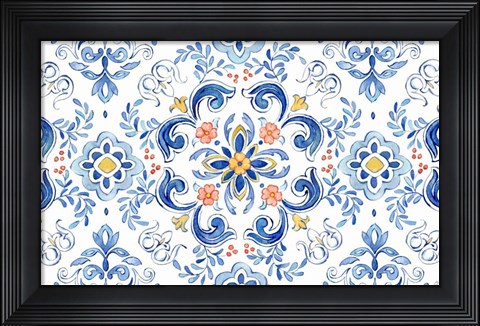 Framed Mediterranean Breezes XXI Print