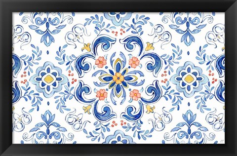 Framed Mediterranean Breezes XXI Print