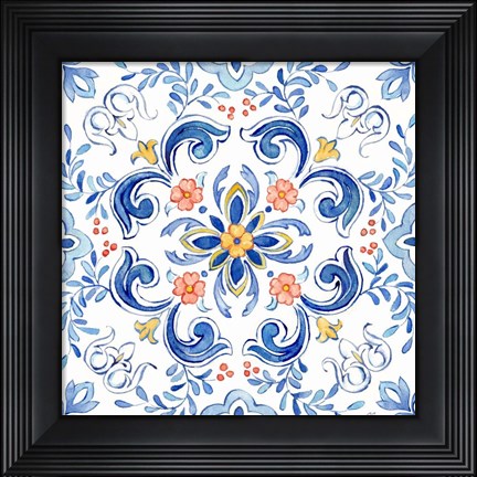Framed Mediterranean Breezes XXIII Print