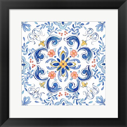 Framed Mediterranean Breezes XXIII Print