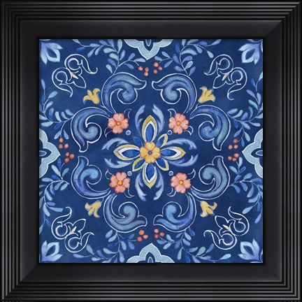 Framed Mediterranean Breezes XXVI Print
