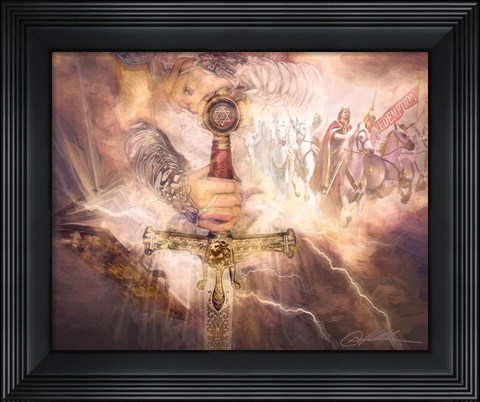 Framed Warrior Bride Print