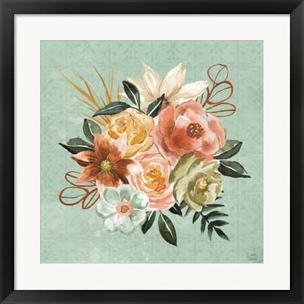 Framed Floral Chic V Print