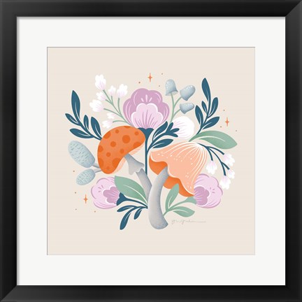 Framed Fantastic Fungi II Print