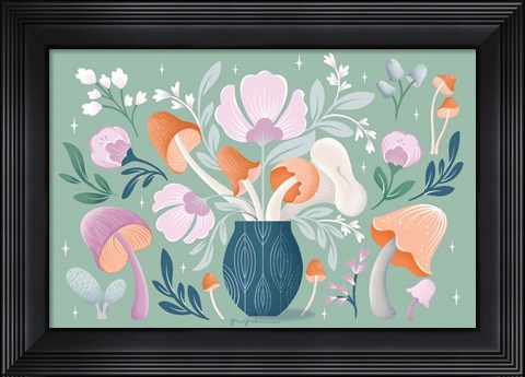 Framed Fantastic Fungi I Print